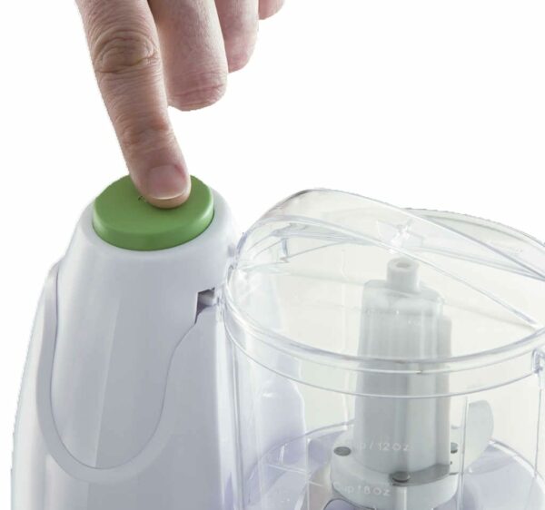 Russell Hobbs Food Collection Electric Mini Chopper, Dices & Purees Fruit & Vegetables - recipes included, 500ml, Removable dishwasher-safe bowl, lid & blade, Simple one-button operation, 75W, 22220