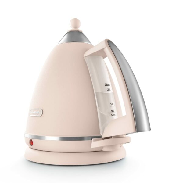 De'Longhi Argento Flora KBX3016.PK Kettle, 360 Swivel base & cord storage, Pink