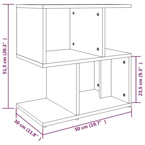 vidaXL 2x Bedside Cabinets Bedroom Nightstand End Table Telephone Stand Side Table Bed Drawer Cabinet with Storage Grey Sonoma Engineered Wood