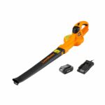 LawnMaster MX 24V Cordless Leaf Blower with Battery - Lightweight Battery Powered Garden Blower with MX 24V 2.0Ah Lithium ion Battery and Charger