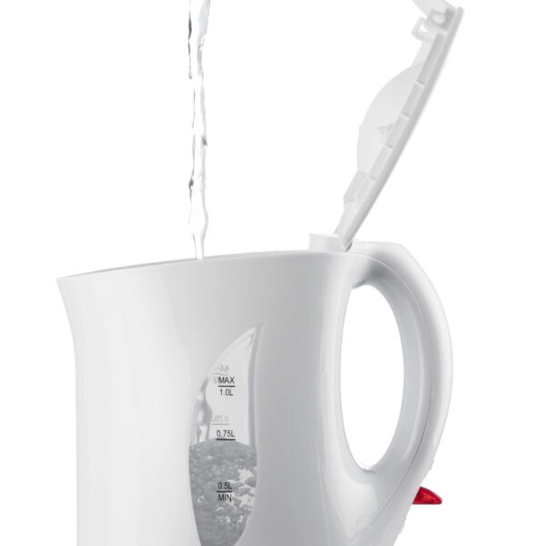 Daewoo Lightweight Cordless Kettle – Compact Travel Kettle with 1L Capacity, Water Level Indicator & Auto Shut-Off – Ideal for Camping, Caravans, Offices, or Job Sites