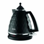De'Longhi Brilliante Kettle, anti-scale filter, 1.7 Liters, 360° swivel base, KBJ3001BK, Black