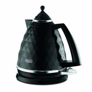 De'Longhi Brilliante Kettle, anti-scale filter, 1.7 Liters, 360° swivel base, KBJ3001BK, Black