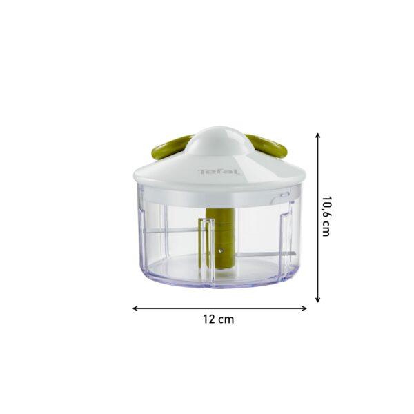 Tefal Manual Food Processor, Plastic, Green - Dark Citronnelle, 500 ml