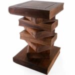 Something Different Honey Book Table, Brown,33 X 33 X 51 cm