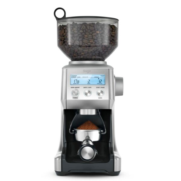 Sage - The Smart Grinder Pro - Conical Burr Coffee Grinder - Programmable, Automatic, Brushed Stainless Steel