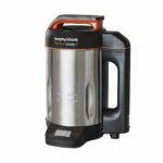 Morphy Richards Perfect Soup Maker with Integrated Scales, 1.6L, Easy Clean Setting, Keep Warm, Smooth, Chunky & Smoothie/Blend, LED Display, Overfill Sensor, 1000W, Stainless Steel, 501025.