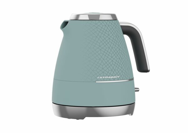 BEKO Cosmopolis Dome Kettle WKM8307CR, Retro White Chrome Design,1.7 L Capacity 3000 W Includes Removable Lid, Easy Pour Spout and Boil Dry Protection
