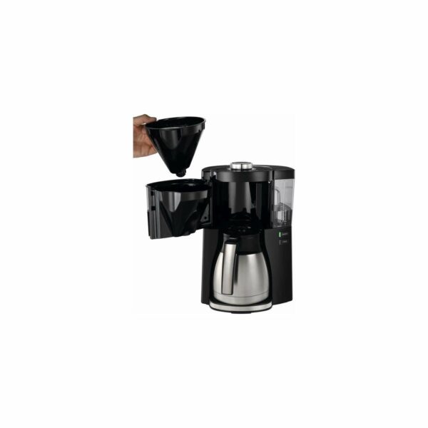Melitta Filter Coffee Machine, Look V Therm Perfection Model, Stainless Steel, Black, Art.No. 1025-16