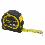 Stanley Tylon Pocket Tape Measure 8m/26ft, Tru-Zero End Hook, Tylon Coated Blade, 1.75m Tape Standout, 0-30-656