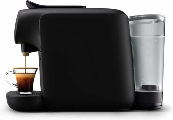 Versuni Philips L'OR Barista Sublime Capsule Coffee Machine, Double Shot, 1 or 2 Cups, Full Coffee Menu, Black (LM9012/60)