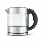 Sage - The Compact Kettle Pure - Quiet and Cordless Electric Kettle - Fast Boil, Easy to Clean Glass - 1 L Capacity, 2400 W - Brushed Stainless Steel