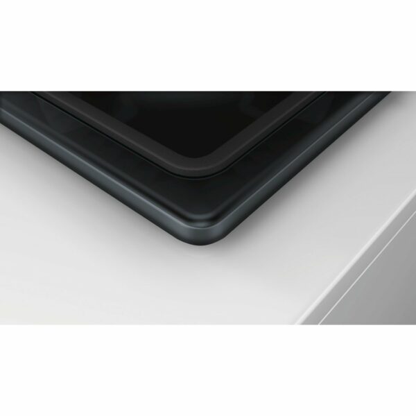 Bosch HBS534BB0B Serie 4 Built-in Oven with EcoClean Direct, Cleaning Assistance, 3D Hotair and LED display, 60 x 60 cm, Black & Bosch PBP6B6B60 Gas hob, 60 cm, Black, Serie 2, Built in