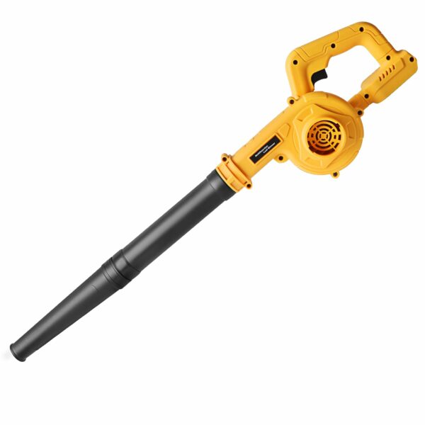 Powarobor Cordless Air Leaf Blower for Dewalt 18V Battery, Electric Jobsite Air Blower Powerful for Garden Lawn Care Leaf Snow Blowing,Car Computer Dust Cleaner (Tool Only,no Battery)