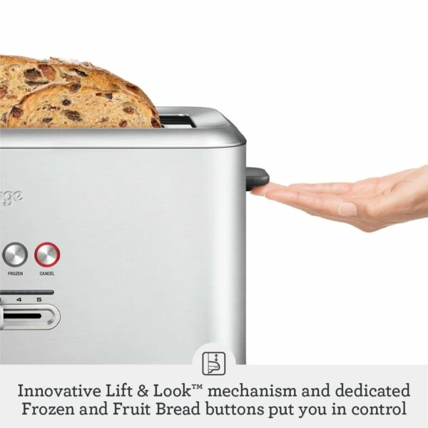 Sage - The 'A Bit More' Toaster 4 Slice, Brushed Stainless Steel