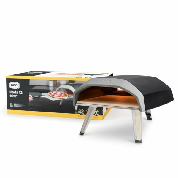 Ooni Koda 12 Gas Pizza Oven – 37 mBar Propane Outdoor Pizza Oven, Portable Pizza Oven For Fire and Stonebaked 12 Inch Pizzas