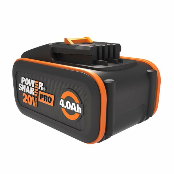 WORX WA3644 PowerShare Pro 20V 4.0Ah High-Capacity Battery with Battery Management System & Intelligent Power Control