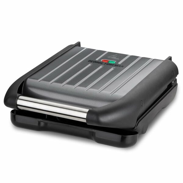 George Foreman Small Grey Steel Grill 25031