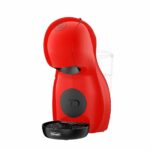 Nescafé Dolce Gusto DeLonghi Piccolo XS Pod Capsule Coffee Machine, Espresso, Cappuccino and more, EDG210.R,0.8 liters, Red and Black EDG 210.R