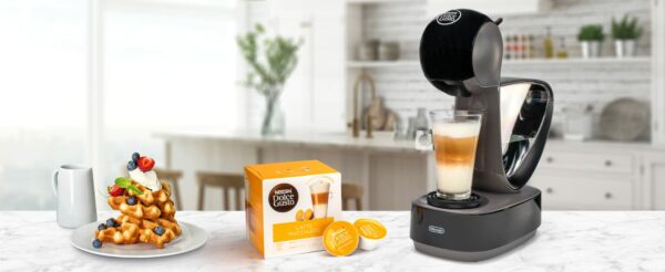 Nescafé Dolce Gusto EDG260.G Infinissima Dolce Gusto POD Capsule Coffee Machine, 1470 W, 1.2 liters, Black and Charcoal
