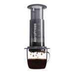 AeroPress Coffee and Espresso Maker - Quickly Makes Delicious Coffee Without Bitterness - 1 to 3 Cups Per Pressing,Black
