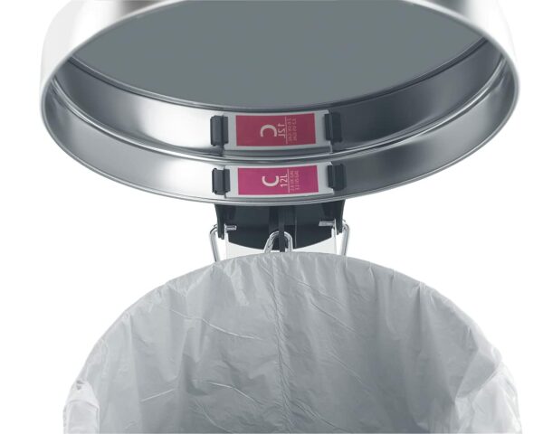 Brabantia PerfectFit Bin Liners (Size C/10-12 Litre) Thick Plastic Trash Bags with Tie Tape Drawstring Handles (40 Bags)