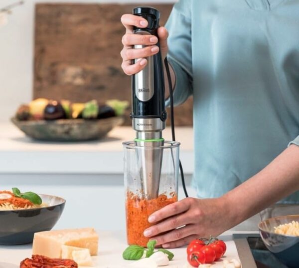 Braun MultiQuick 7 MQ7045 Hand Blender, Mixer, ActiveBlade System, EasyClick Plus System, Splash Control