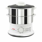 Tefal VC145140 Convenient Series Steamer, 2 Durable Stainless Steel Bowls, Silver, COS2530738