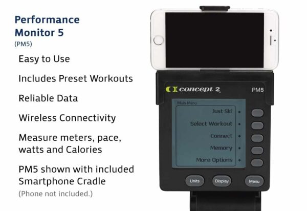 Concept2 Ski Erg with PM5 - Black Rowing