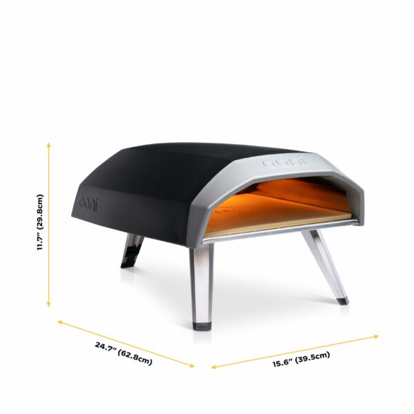 Ooni Koda 12 Gas Pizza Oven – 37 mBar Propane Outdoor Pizza Oven, Portable Pizza Oven For Fire and Stonebaked 12 Inch Pizzas