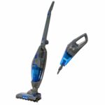 Russell Hobbs Cordless Upright Stick Vacuum Cleaner Bagless 2 in 1 Grey and Blue 600W 2 Speed Settings 60 min Run Time