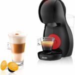 NESCAFÉ Dolce Gusto EDG210.B Piccolo XS Manual Coffee Machine black red by De’Longhi