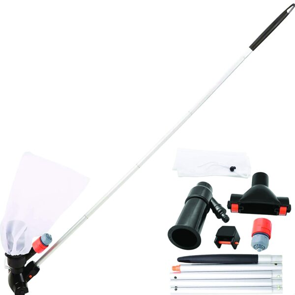 Swimming Pool Super Jet Vacuum With 5 Pole Sections Vac Section Hoover Clean Maintenance Cleaning Suction Spa
