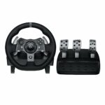 Logitech G G920 Driving Force Racing Wheel and Floor Pedals, Real Force Feedback, Stainless Steel Paddle Shifters, Leather Steering Wheel Cover for Xbox Series X|S, Xbox One, PC, Mac - Black
