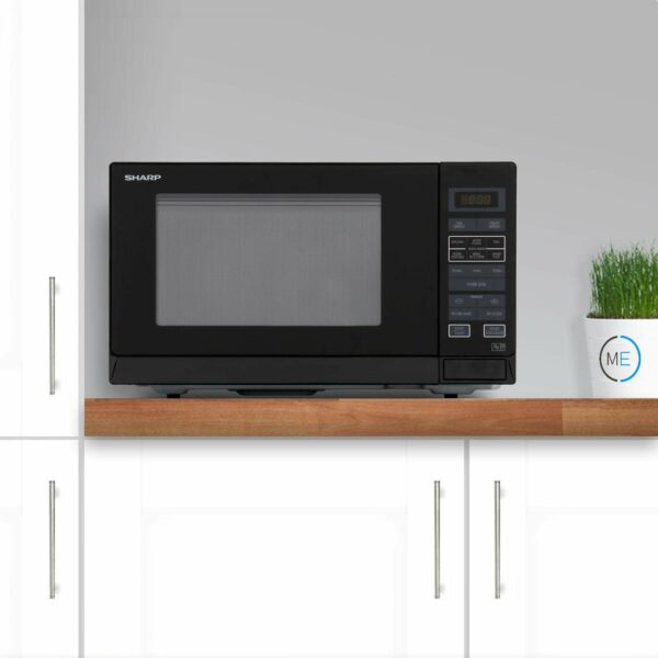 Sharp R372KM Solo Touch Control Microwave, 25 Litre capacity, 900W, Black