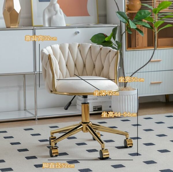 Luxury Makeup Chairs,Furniture,Bedroom Dressing Stools,Home Dressing Tables,Armchairs,Manicure Stools,Computer Desks,Chair (Pink)