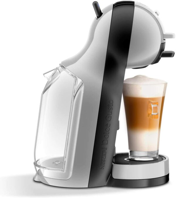 KRUPS NESCAFE Dolce Gusto Gusto Mini Me Automatic Play and Select Coffee Capsule Machine, 0.8 liters, Grey/Black - KP123B40
