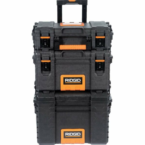 Ridgid 54358 Professional Tool Storage System, Multi Tool Storage Organiser, Gray, 56.4 x 46.5 x 85.9 cm