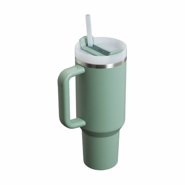 Stanley Quencher H2.0 Flowstate Tumbler 1.2L - Cold For 11 Hours - Iced For 48 Hours - Metal Water Bottle With Straw, Handle And Lid - Dishwasher Safe - Travel Mug For Cold Drinks - Shale