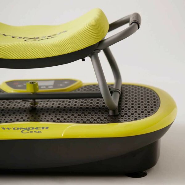Wonder Core Rock N Fit Plate & Exercise Seat, 20 Speed Total Body Workout (Lime Green)