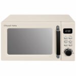Russell Hobbs RHM2026C STYLEVIA 20 Litre 800 W Cream Digital Microwave, 5 Power Levels, Mirror Finish, 8 Auto Cook Settings