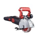Sagtas Wall Chaser Concrete Cutter Electric Laser Aiming Groove Slotting Machine 125mm Circular Saw Cutting Power Tool Set Tools for Working Household