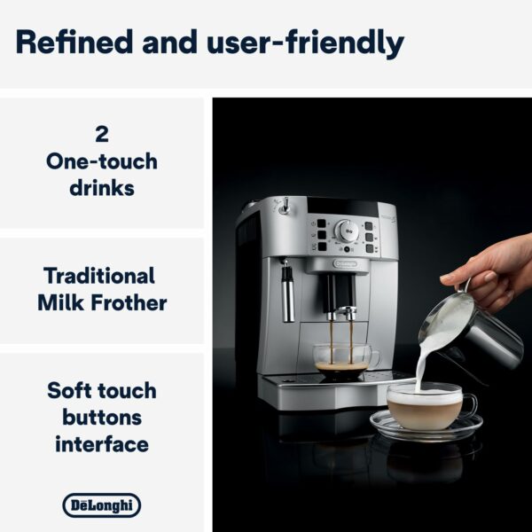 De'Longhi Fully Automatic Bean to Cup Coffee Machine ECAM22.110.SB, 220 W, 1.8liters
