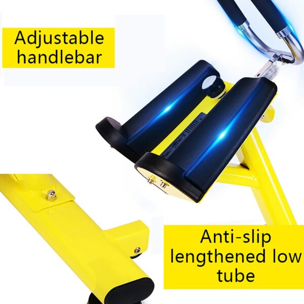 KIPEKE Ab Machine for Gym, Waist Roller Coaster Abdominal Machine, Fitness Machine + Cardio, Multifunctional Supine Board Belly Sports Fitness Equipment