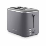 Morphy Richards Equip 2 Slice Toaster, Defrost and Reheat, Browning Controls, Variable Wide Slots, Removable Crumb Tray, Stainless Steel, 800W, Grey, 222068