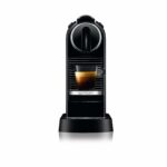 Nespresso De'Longhi CitiZ EN167.B, Capsule, Single-Serve Pod Coffee Machine, Compact Design, 19 Bar Pressure, 2 Cup Sizes, Welcome Set Included, Black, Plastic, 1260 W