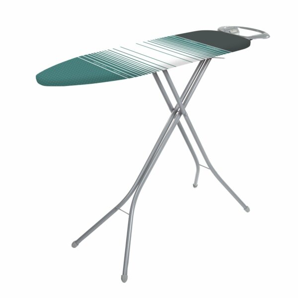 Minky Premium Ironing Board - Grey/Green - 122 x 38 cm