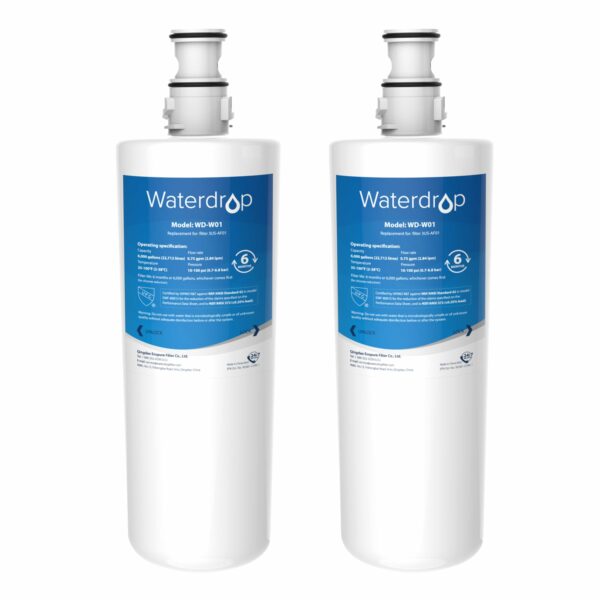 Waterdrop Water Filters Replacement for InSinkErator®, Compatible with InSinkErator® Hot Water Tap F701R, F-701R, 3US-AF01, HC-3300, GN-1100, 3M AP3-765S, 70020019835 (2)