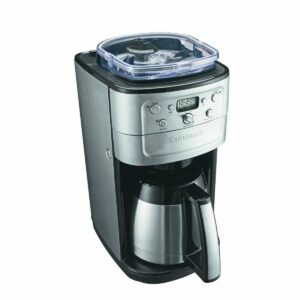 Cuisinart Grind and Brew Plus | Bean to Cup Filter Coffee Maker | DGB900BCU | Silver