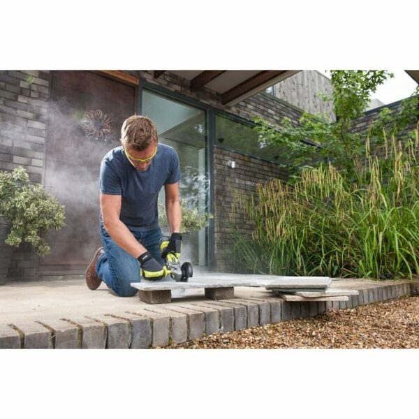 Ryobi R18AG7-0 18V ONE+ Cordless Brushless Angle Grinder (Body Only), Hyper Green